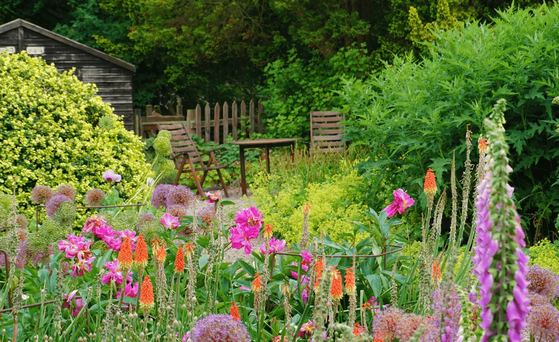 peaceful garden