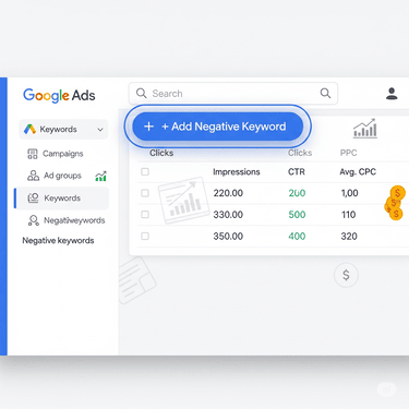 Negative keyword list