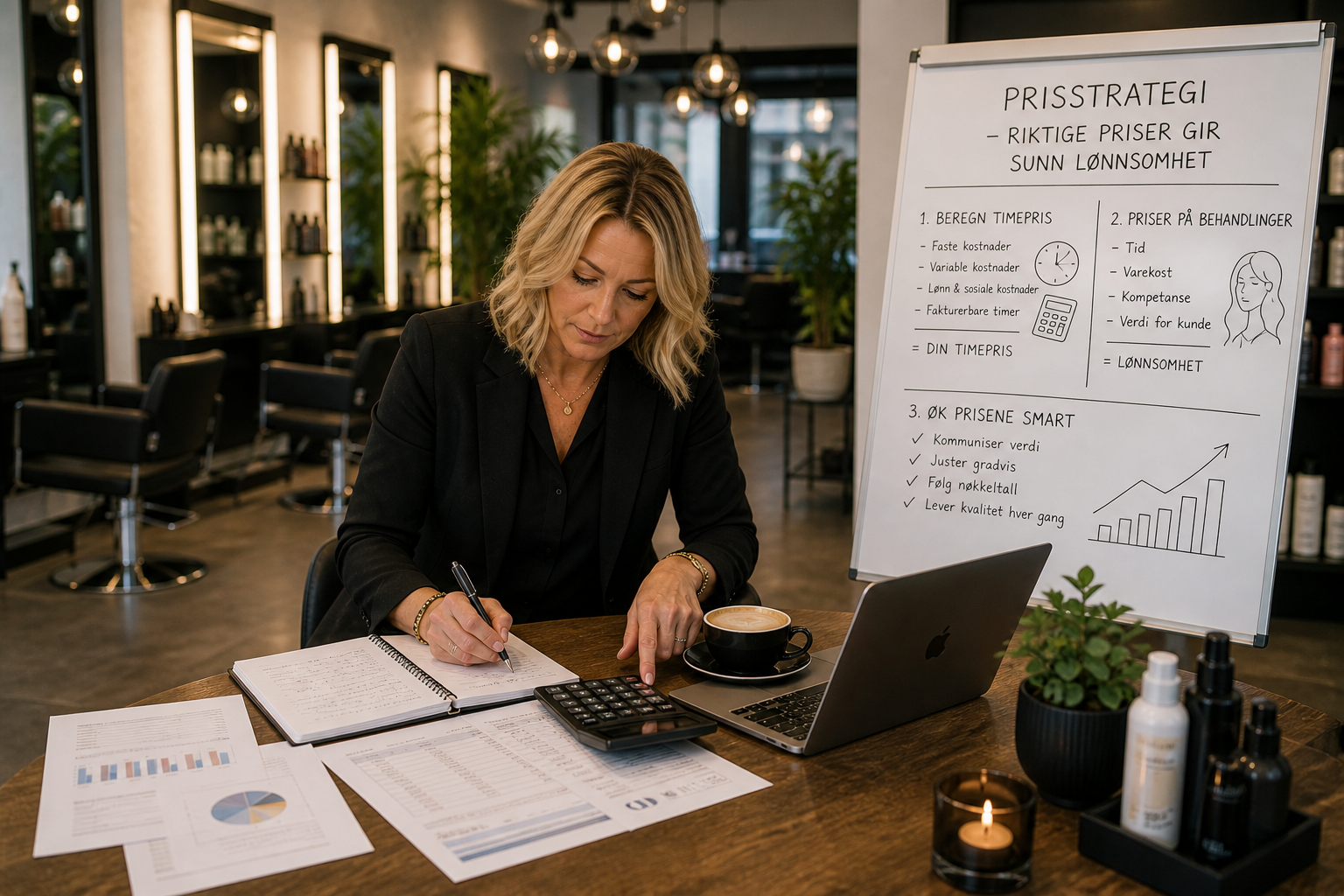 Prisstrategi i frisørsalong – slik setter du riktige priser