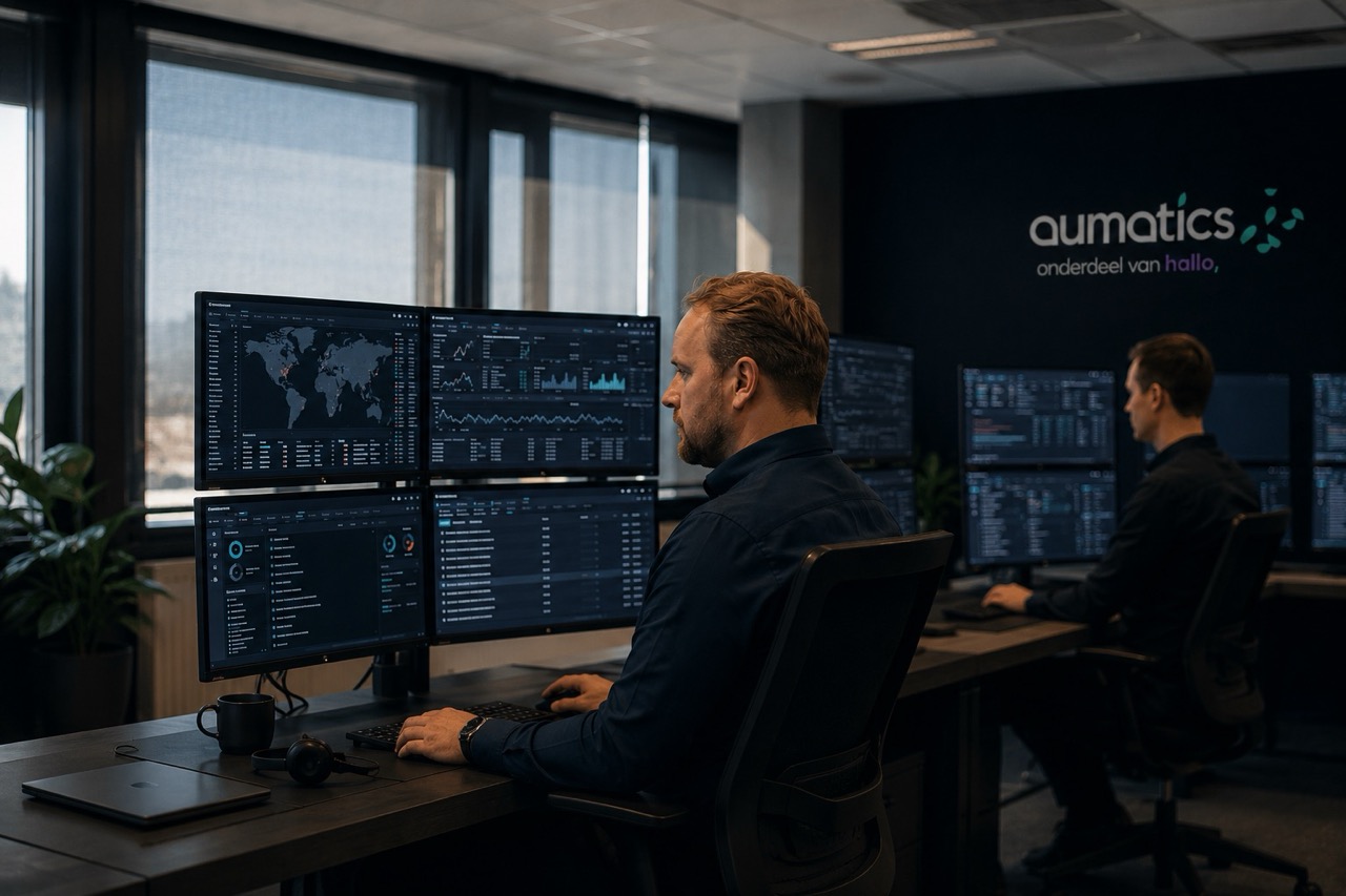 24/7 Security Operations Center van Aumatics voor continue security monitoring
