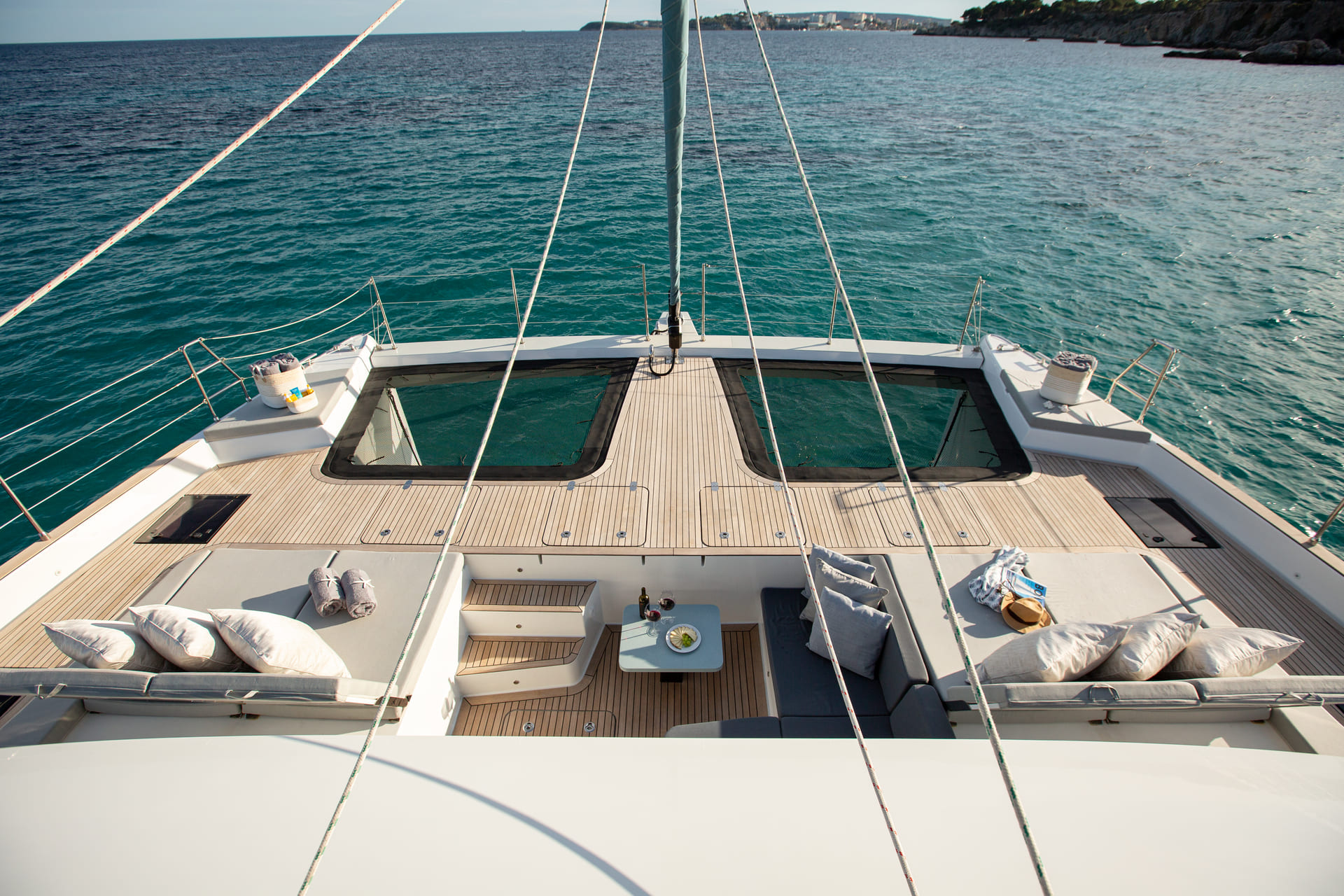 View of the yacht’s exterior