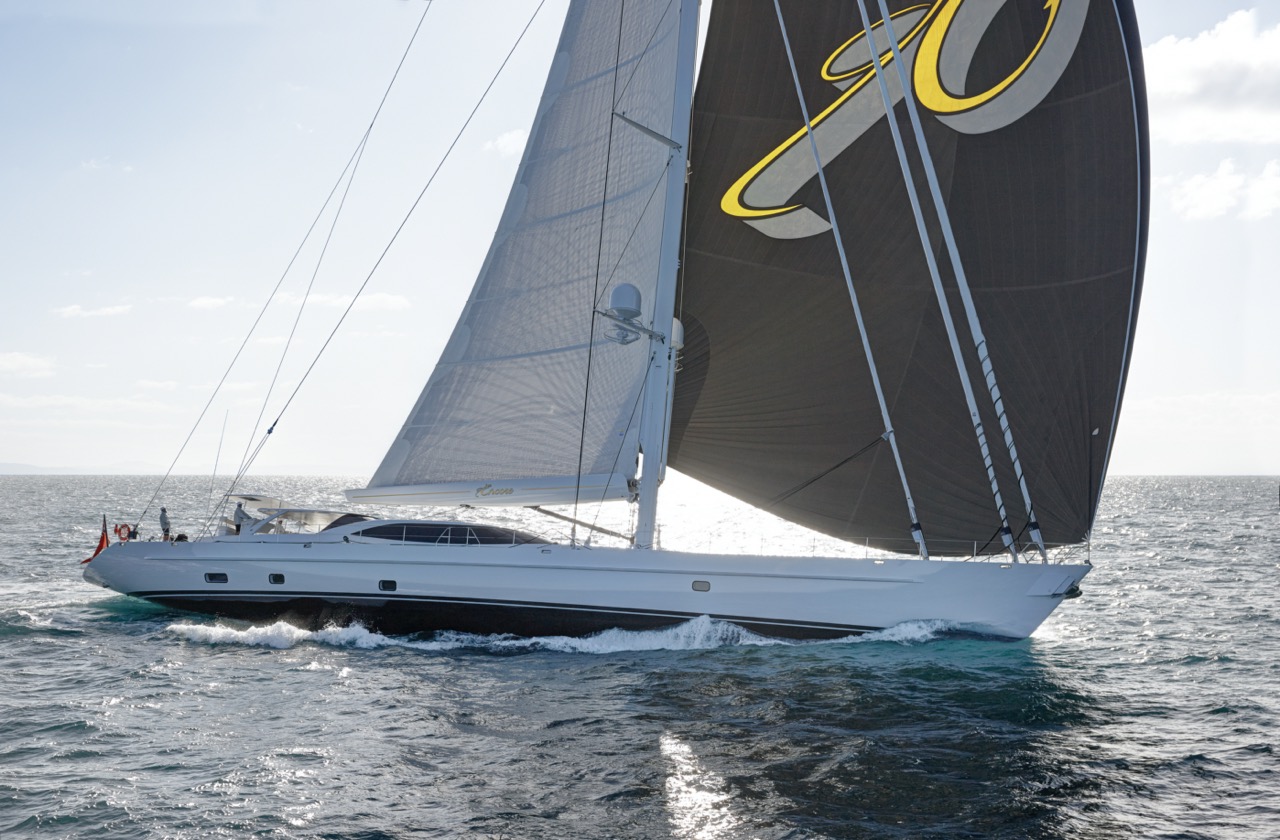 View of the yacht’s exterior