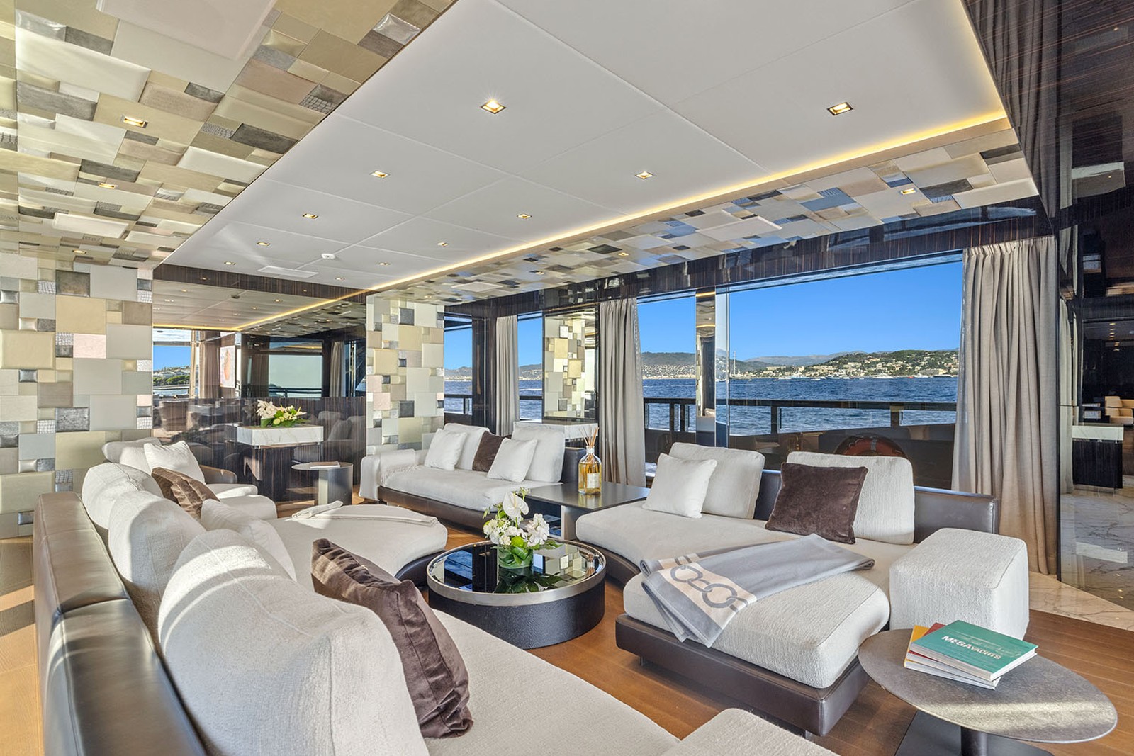 View of the yacht’s interior