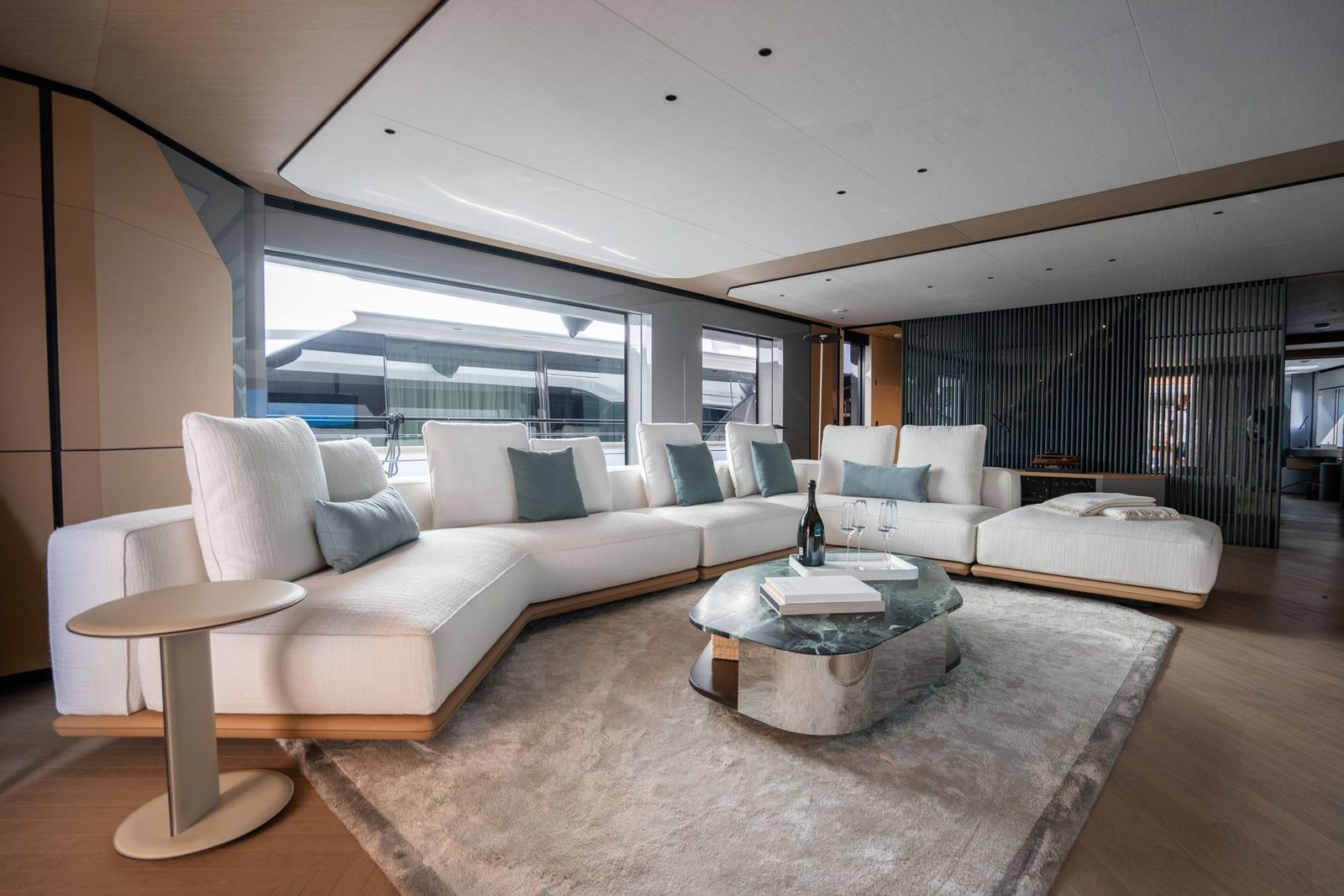 View of the yacht’s interior