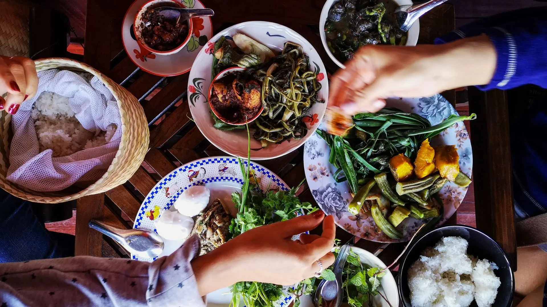 Freshly cooked Northern Thai food