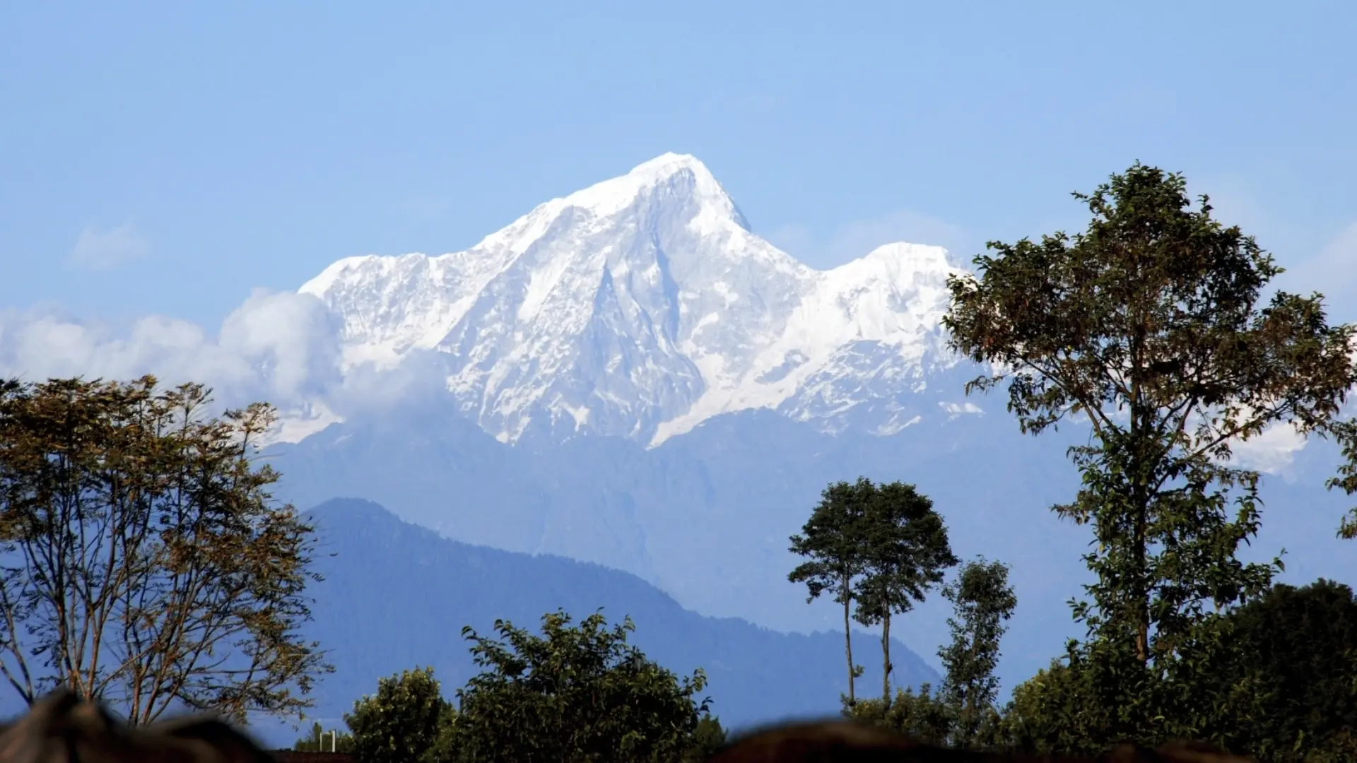 Himalayas from Kathmandu Valley