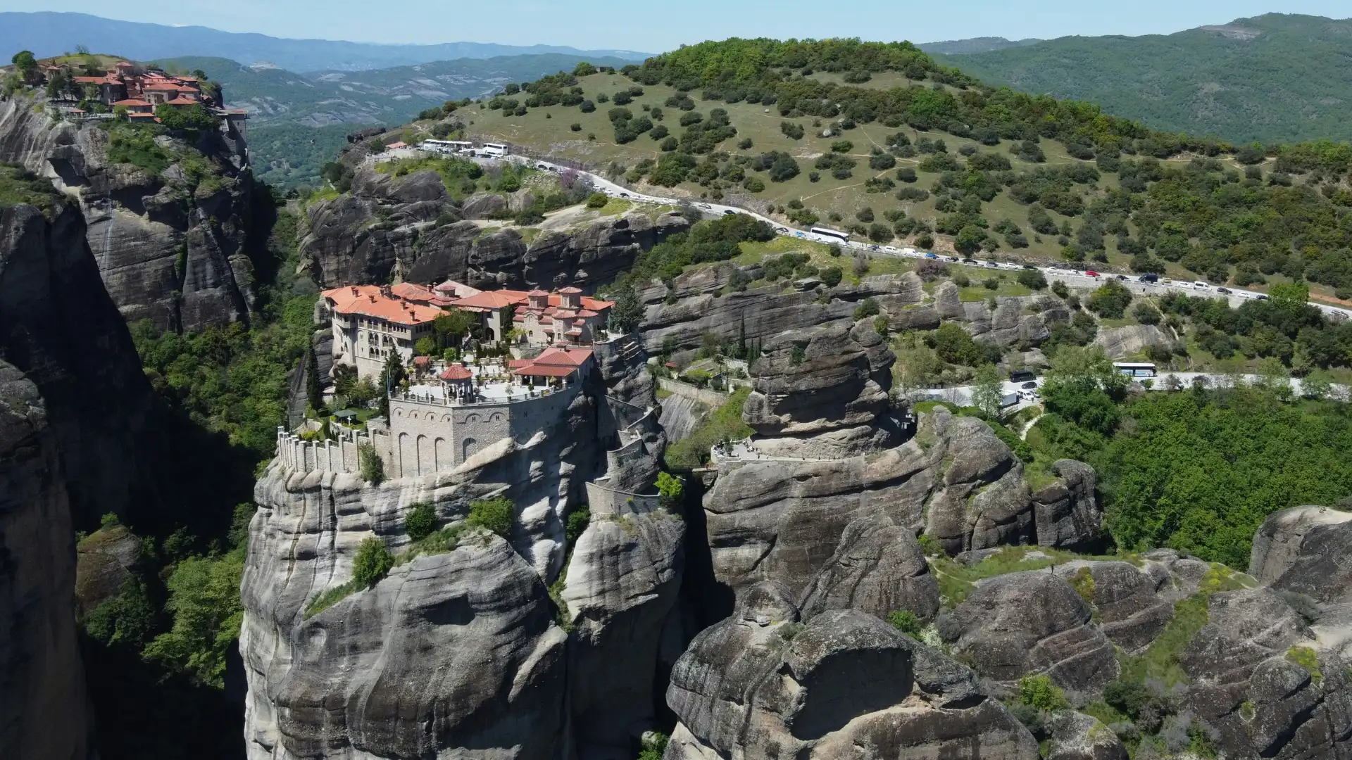Breathtaking Meteora monastery
