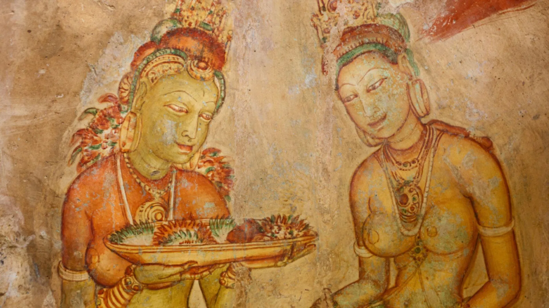 Celestial Maidens frescos, Sigiriya 