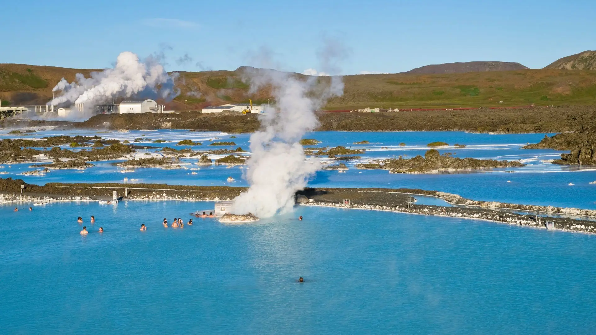 Relax in geothermal pools Blue Lagoon