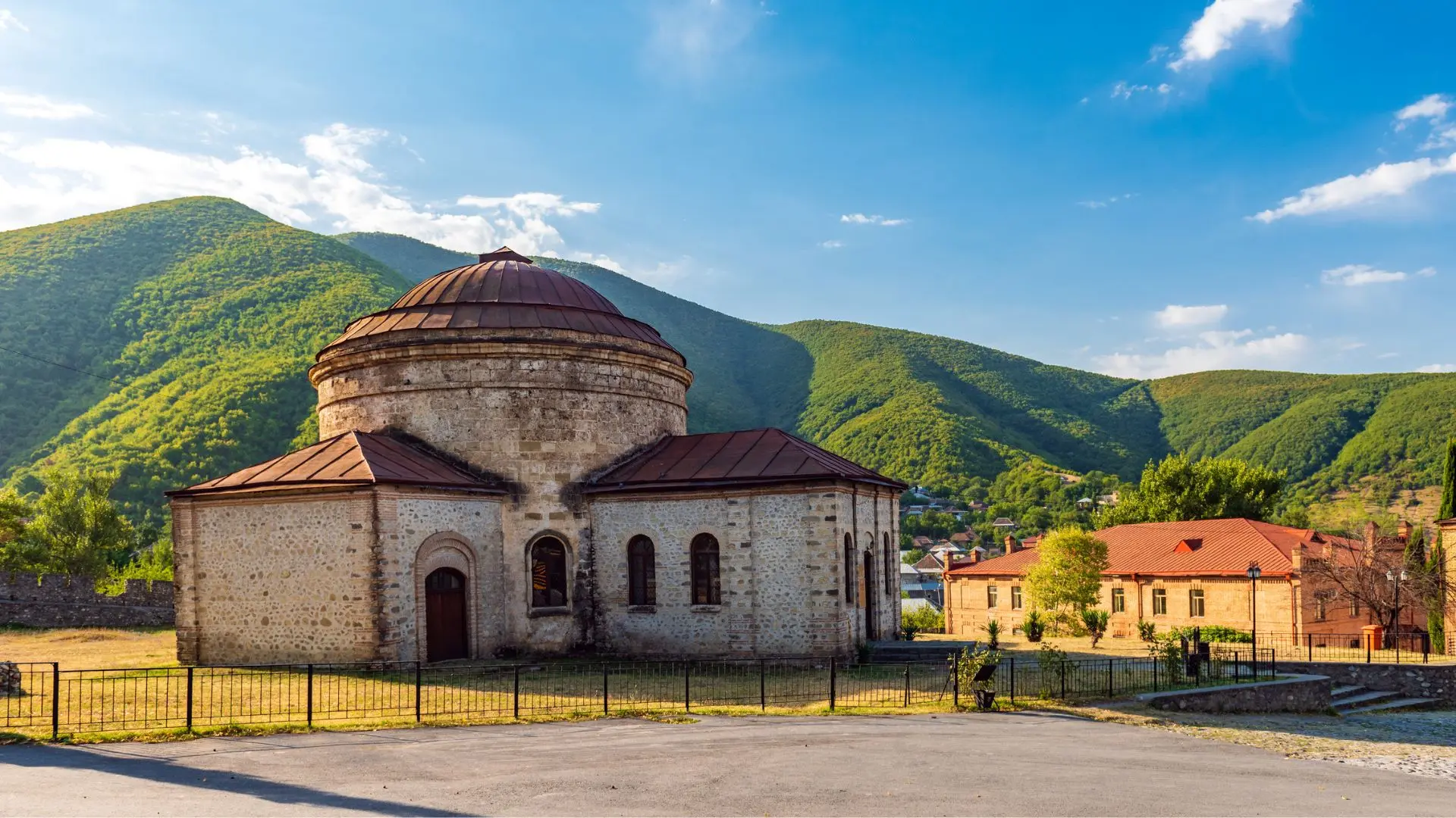 Ancient Albanian Church in Shaki city, Azerbaijan 