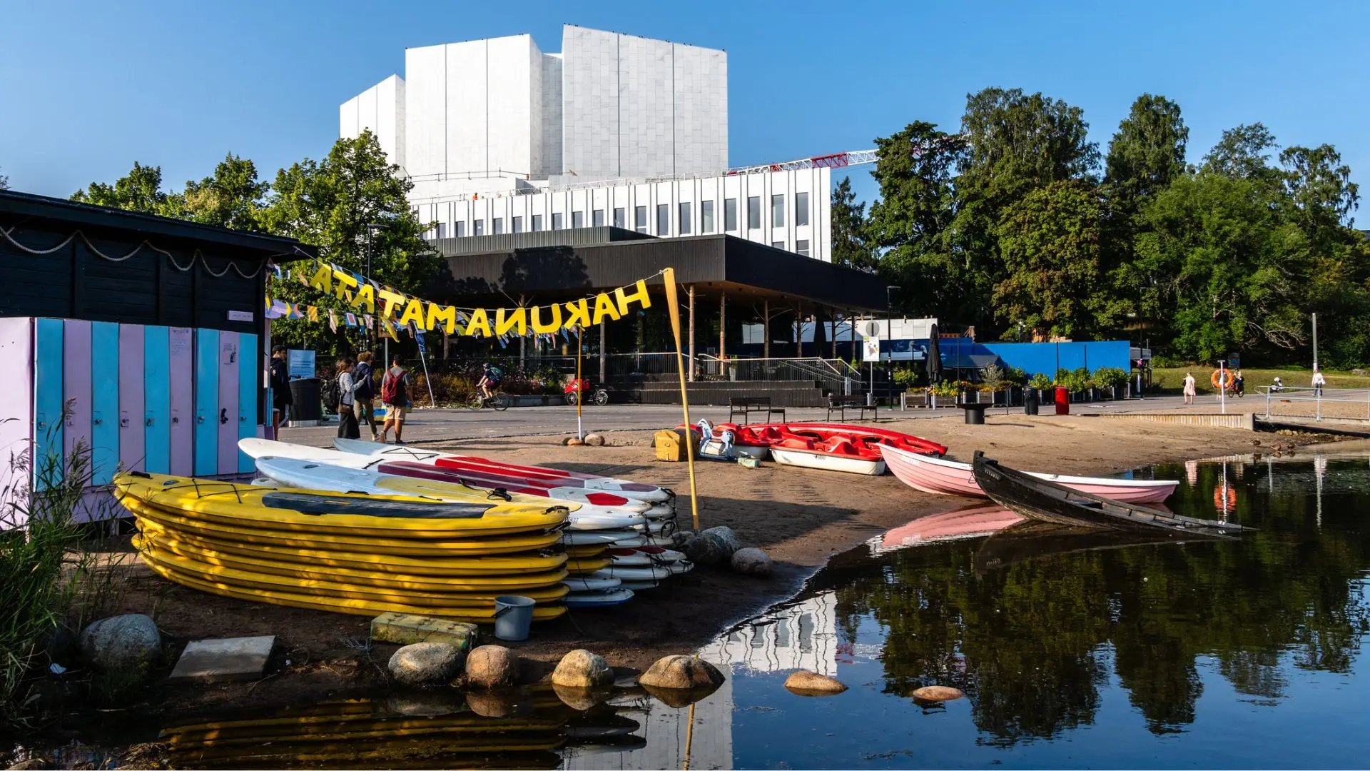 Finlandia Hall by Alvar Aalto architect in Helsinki
