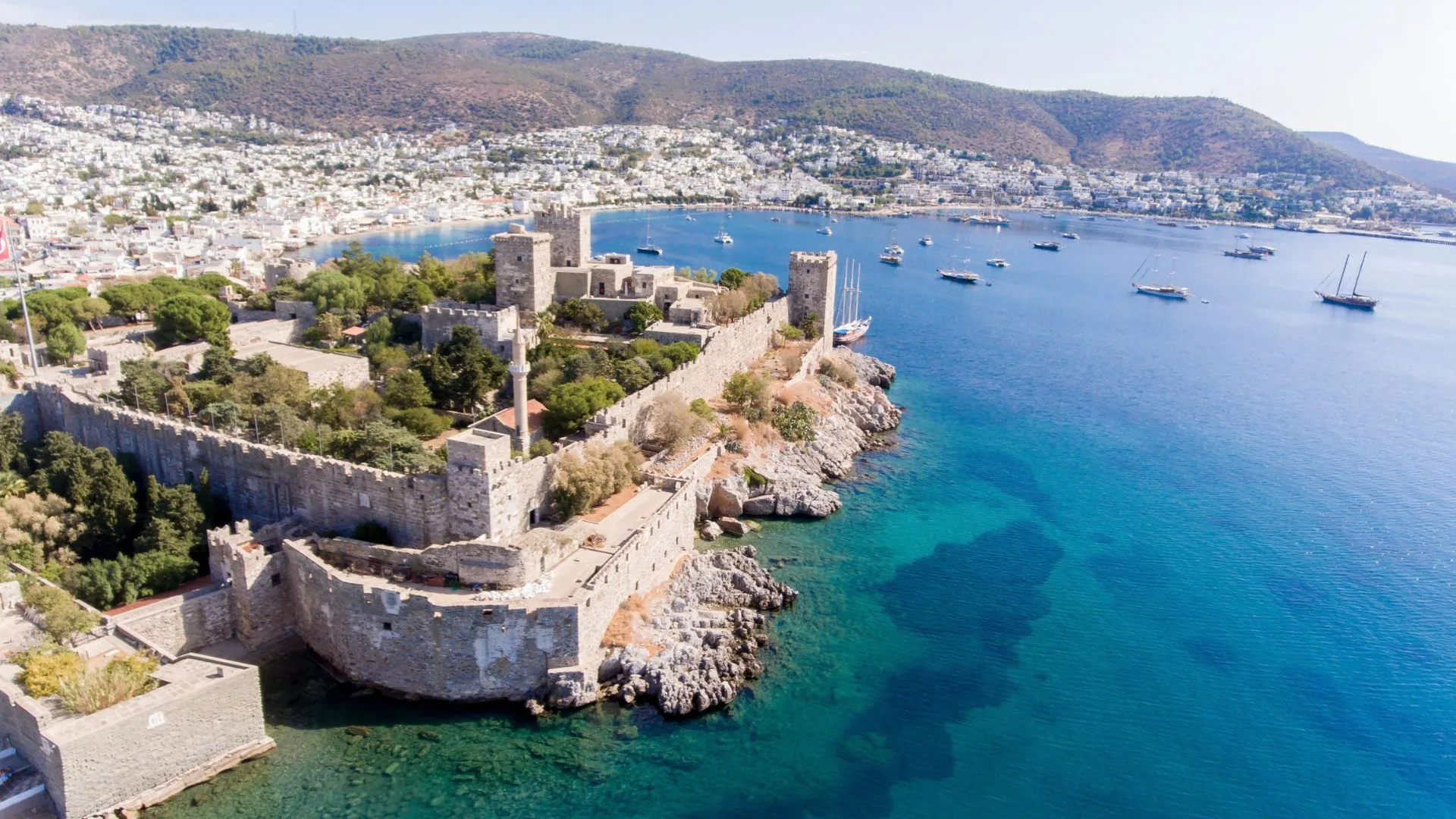 Ariel view of Bodrum 