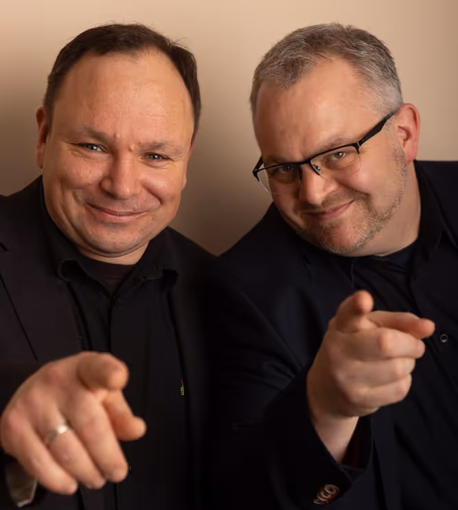 Gerrit Hilburger und Dierck Nielsen