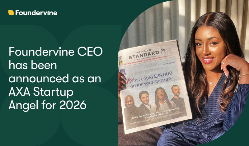 Foundervine CEO has been announced as an AXA Startup Angel for 2026 