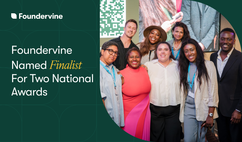 Foundervine Named Finalist for Two National Awards
