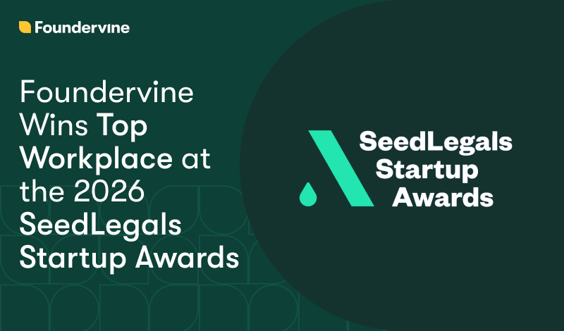 Foundervine Wins Top Workplace at the 2026 SeedLegals Startup Awards