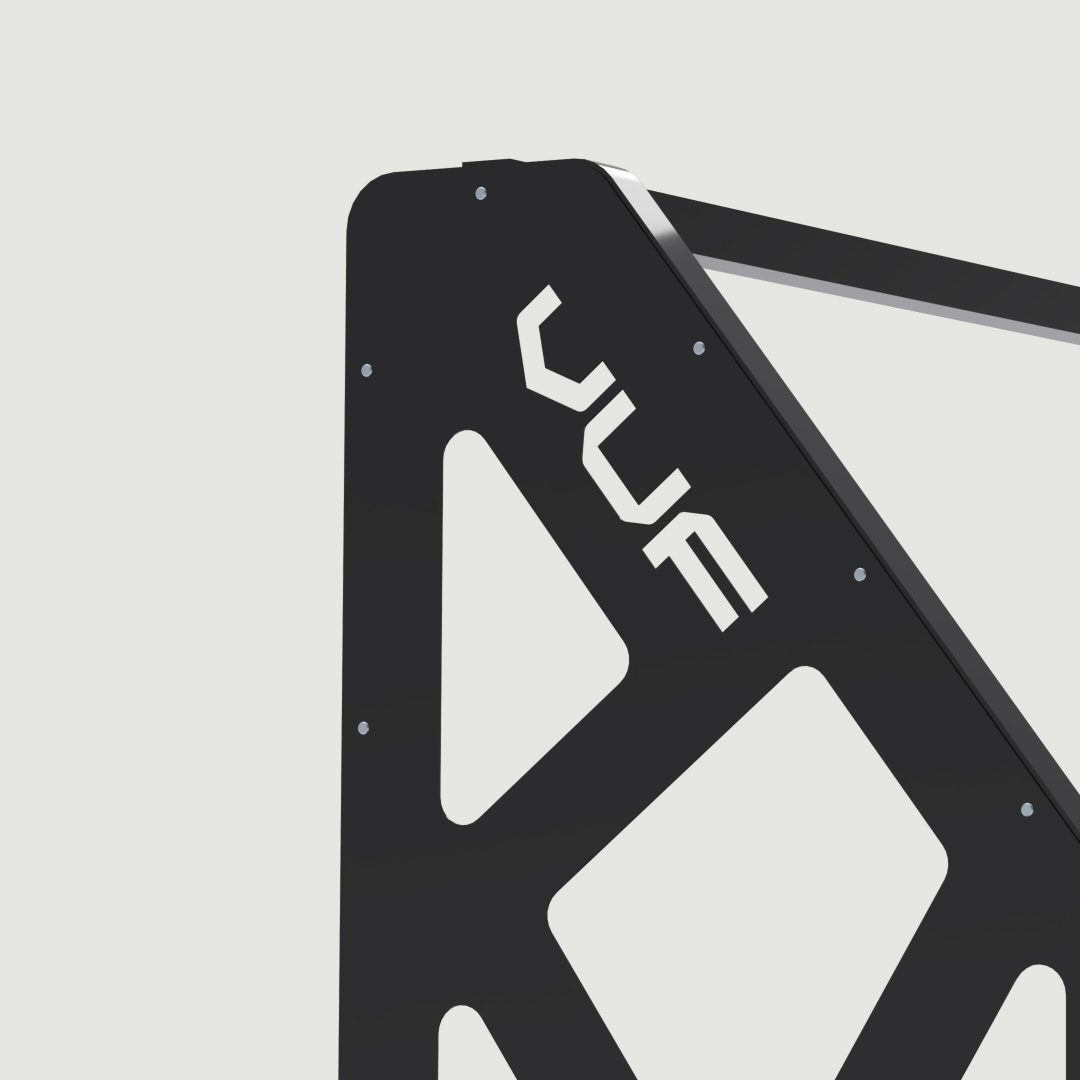 Its tubular structure has been designed to withstand the stresses of loading and road use.