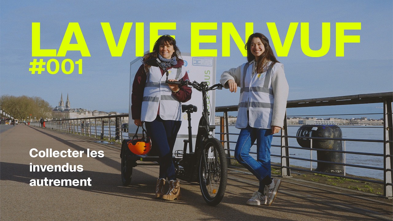 vidéo d'utilisation d'un vélo cargo chez un client