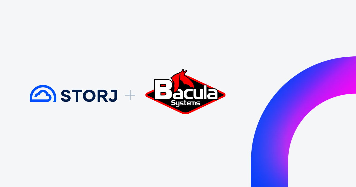 Cloud Storage Integration for Bacula Systems | Storj