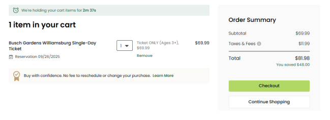 The hidden fee is falsely labeled as “Taxes & Fees” because sales taxes do not apply to such transactions in the Commonwealth of Virginia - Figure 6 from the Class Action Complaint dated: October 6, 2025 