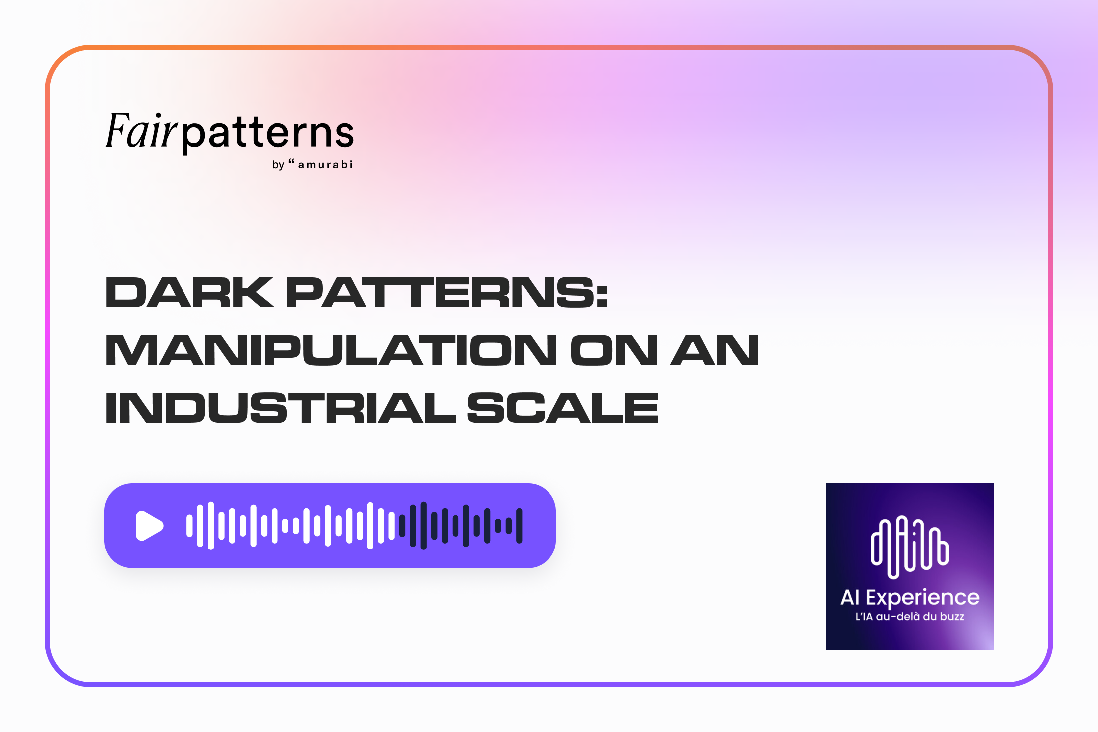 Dark patterns: manipulation on an industrial scale