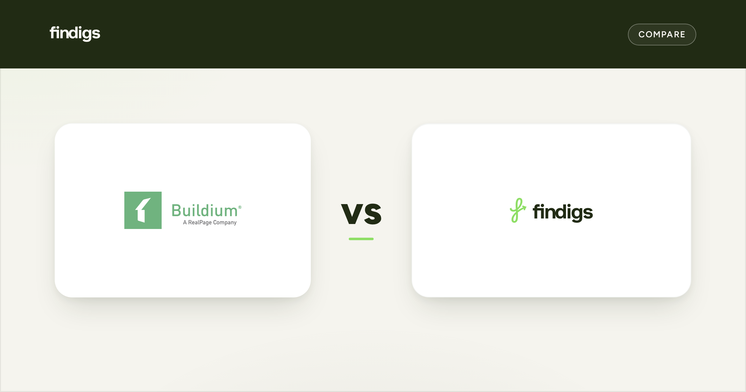 Buildium screening vs Findigs decisioning