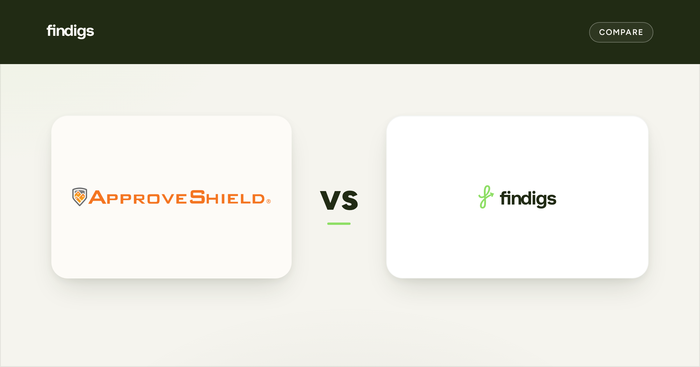 Typographic graphic with the words Snappt vs ApproveShield