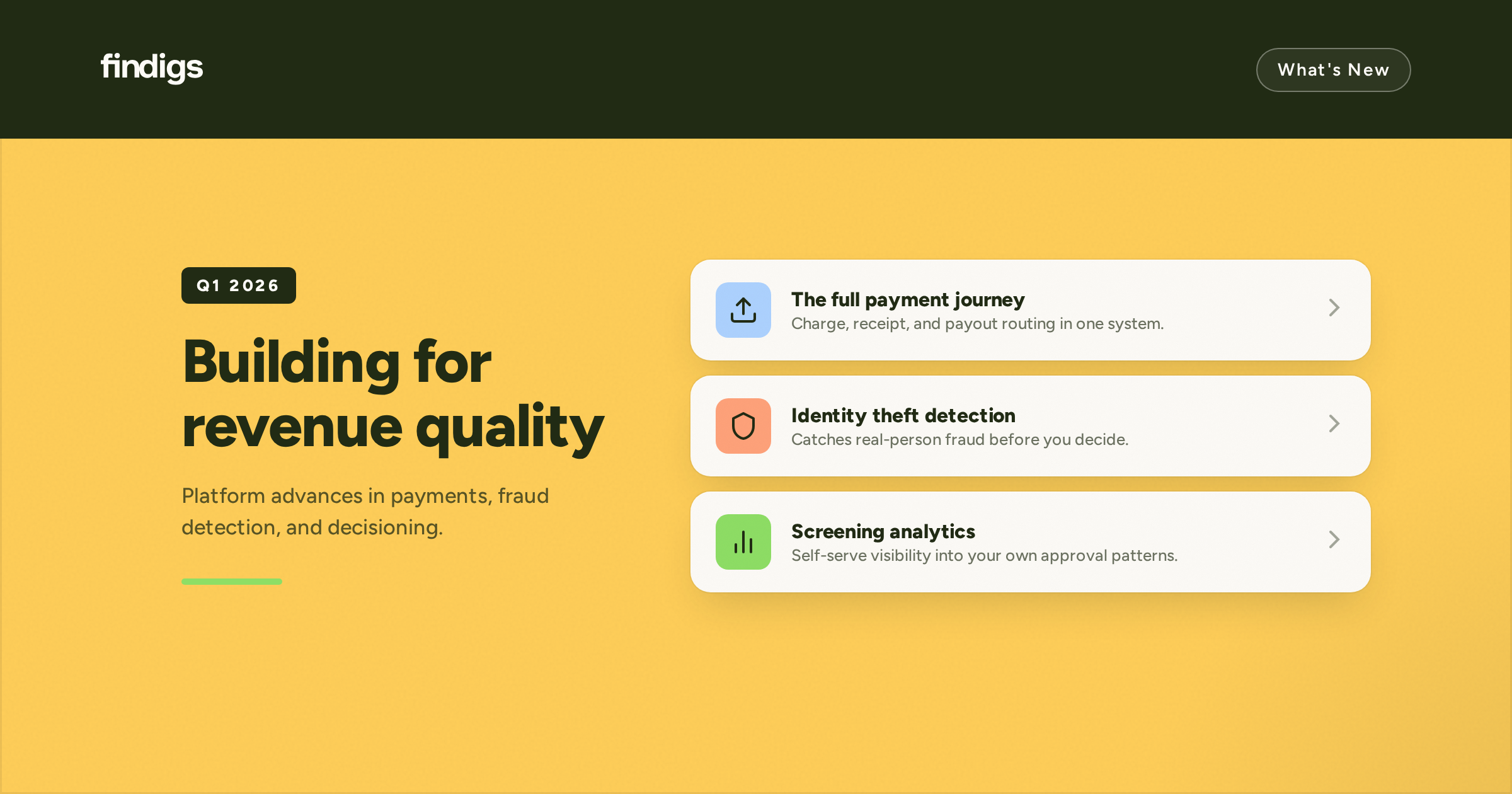 Q1 2026: Building for revenue quality