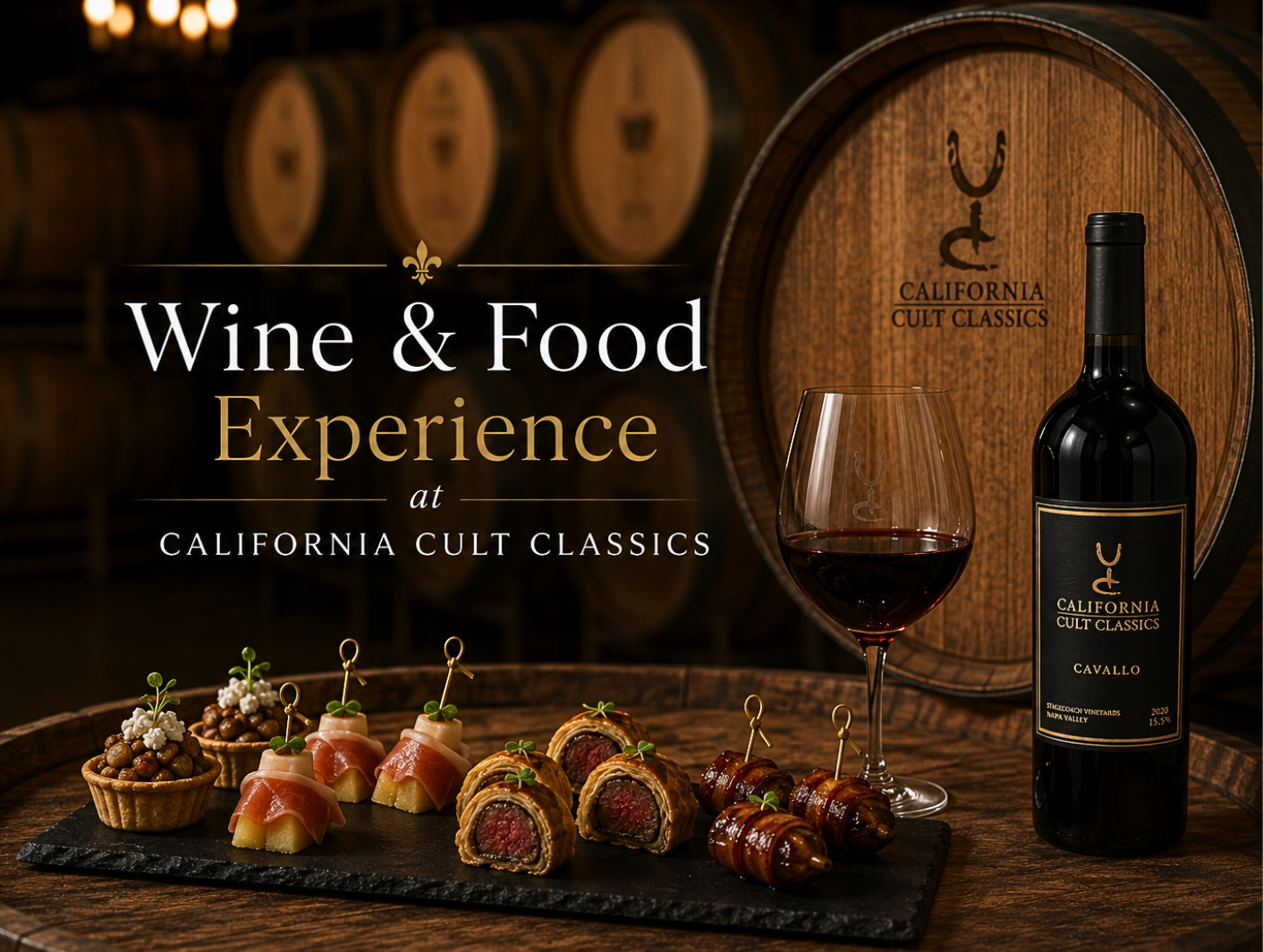 Wine & Food Experience at California Cult Classics