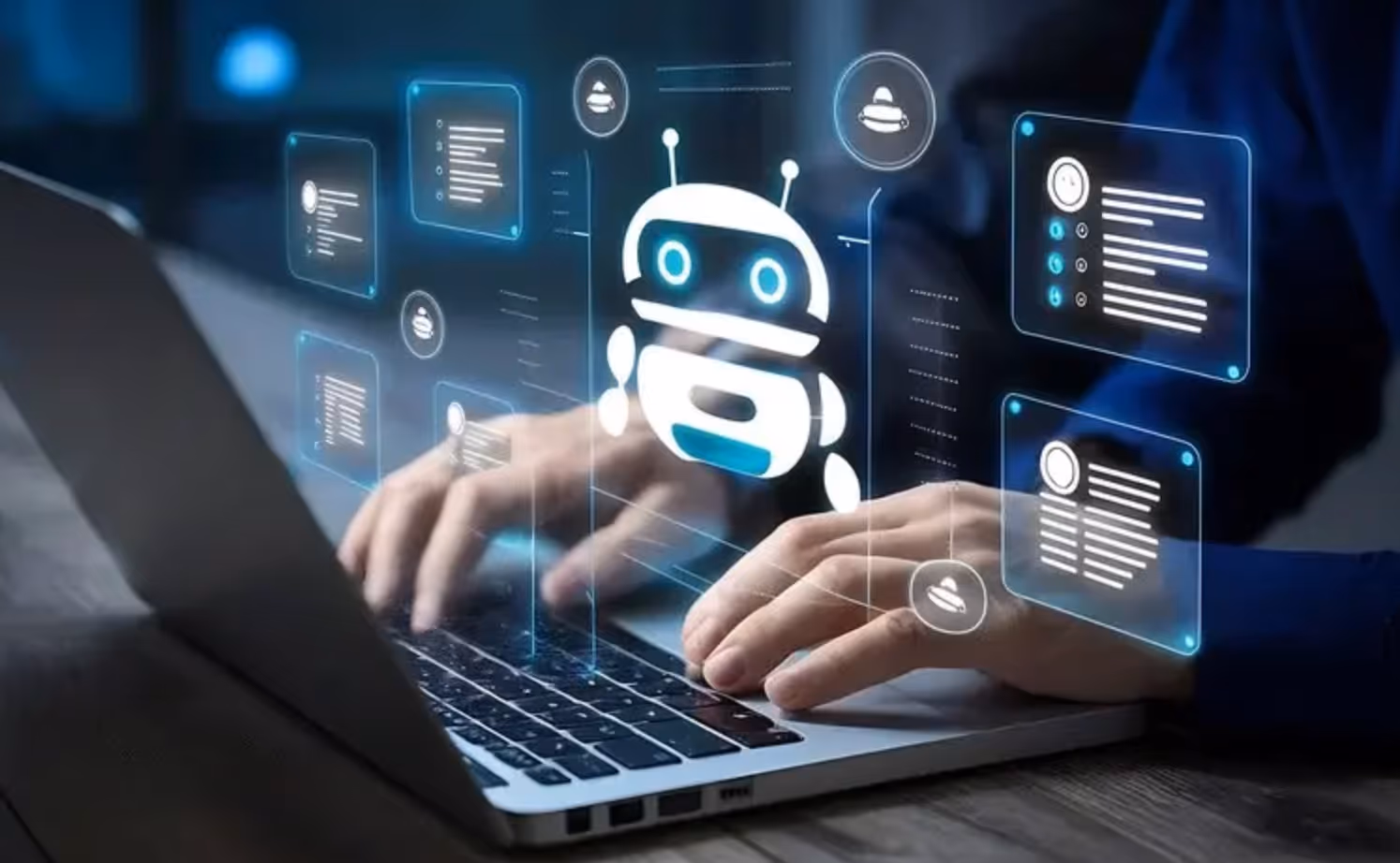A cover image, with the title 'Why legal AI should augment lawyers, not replace them'. It includes a short quote from the blog, and a picture of Feargus MacDaeid, Co-Founder and Chief Strategy Officer