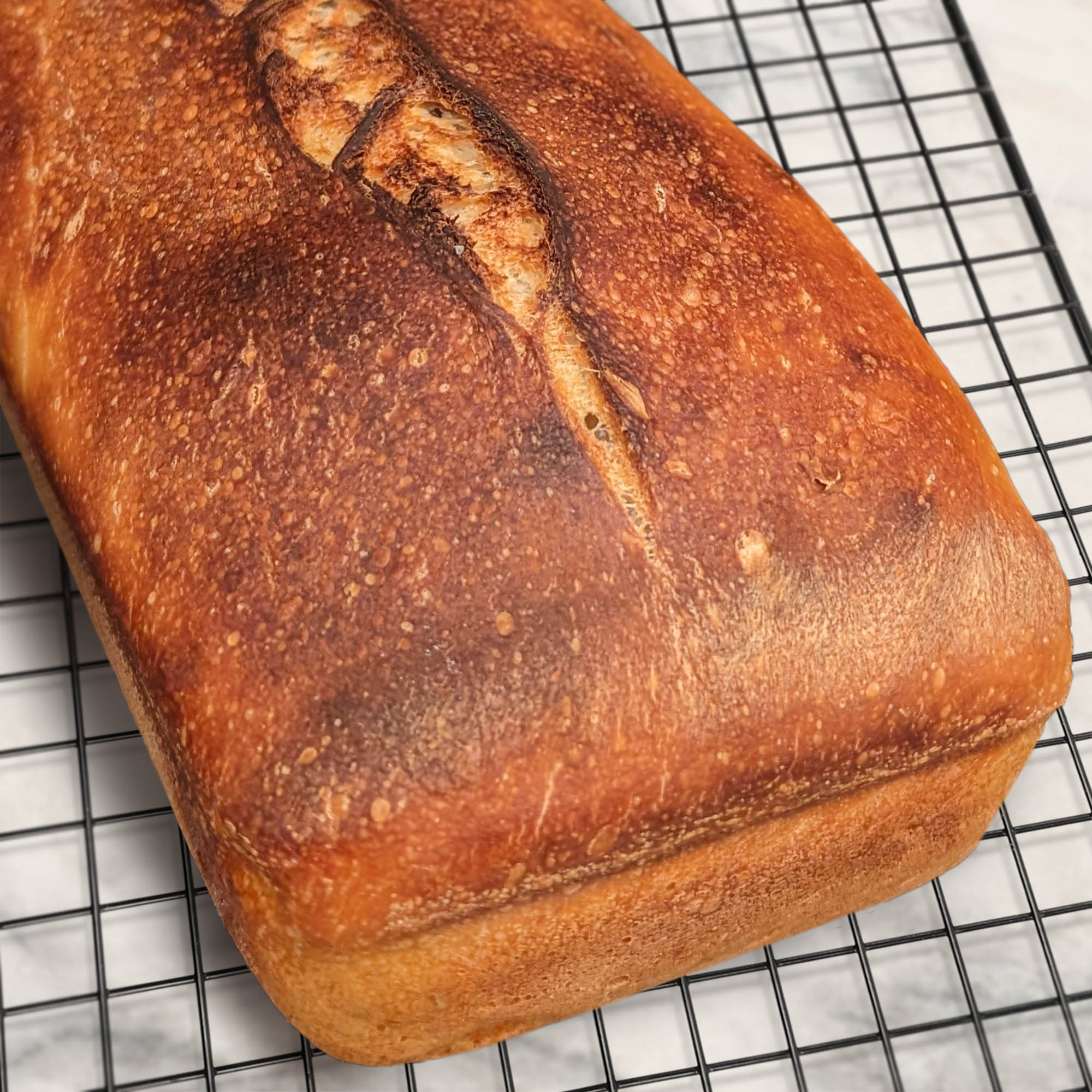 Pan loaf cooling