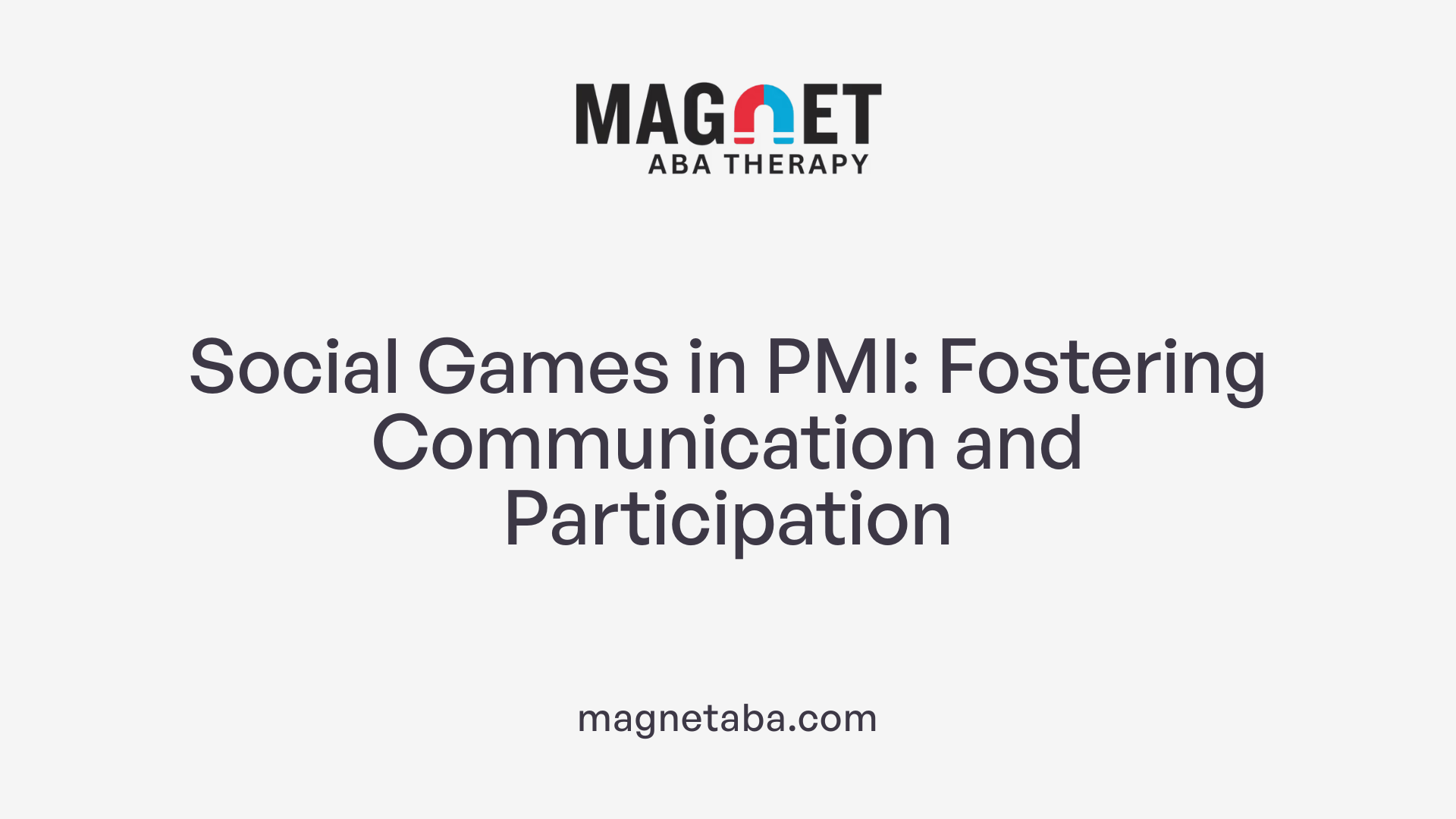 Social Games in PMI: Fostering Communication and Participation