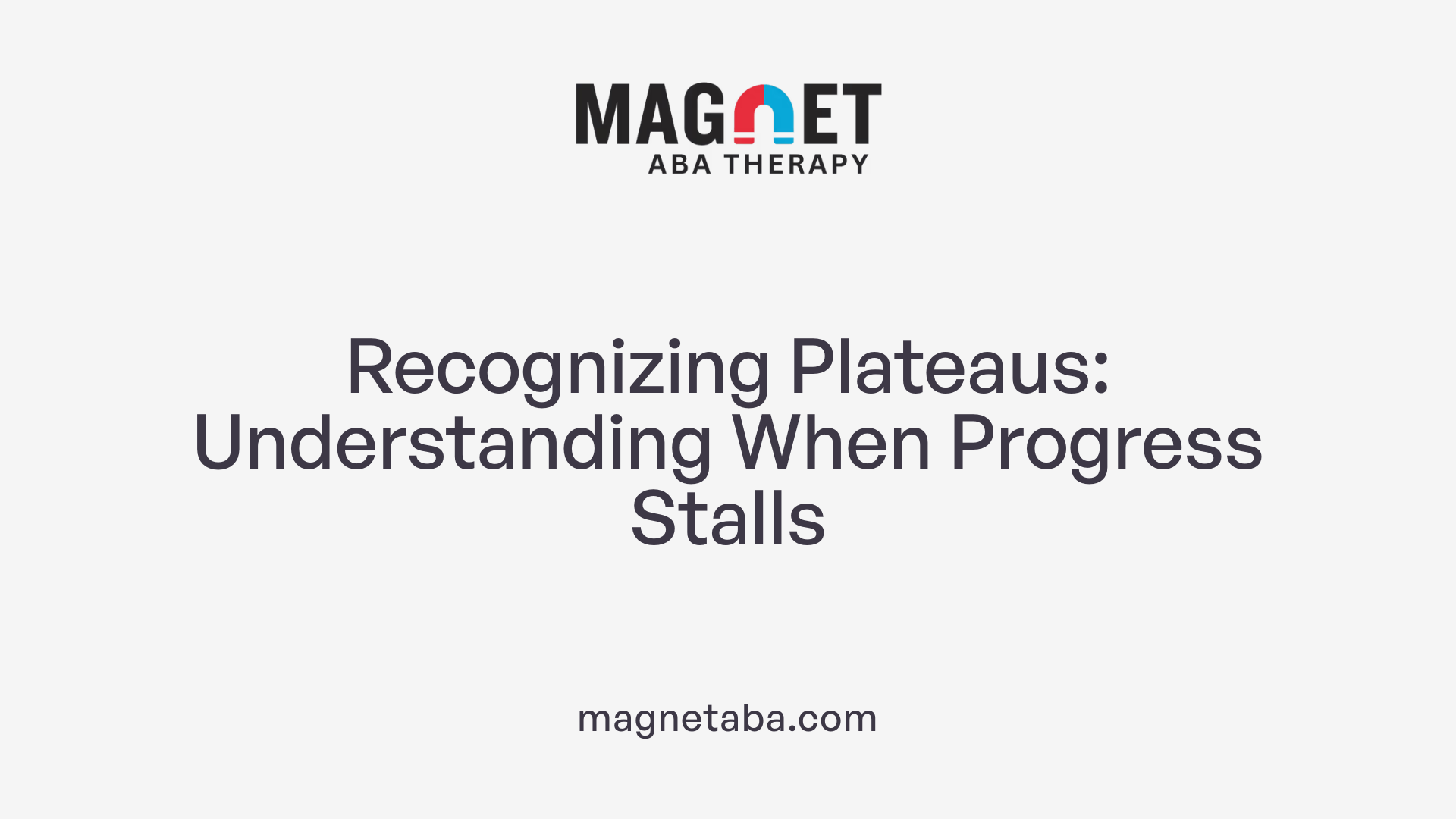 Recognizing Plateaus: Understanding When Progress Stalls