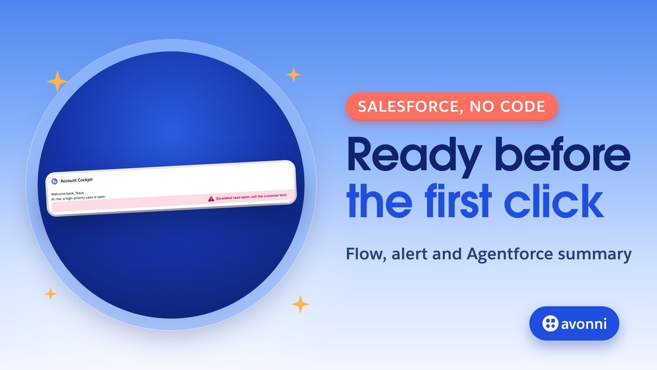 Salesforce Record Page That Runs a Flow and an Agentforce Summary on Load (No Code)