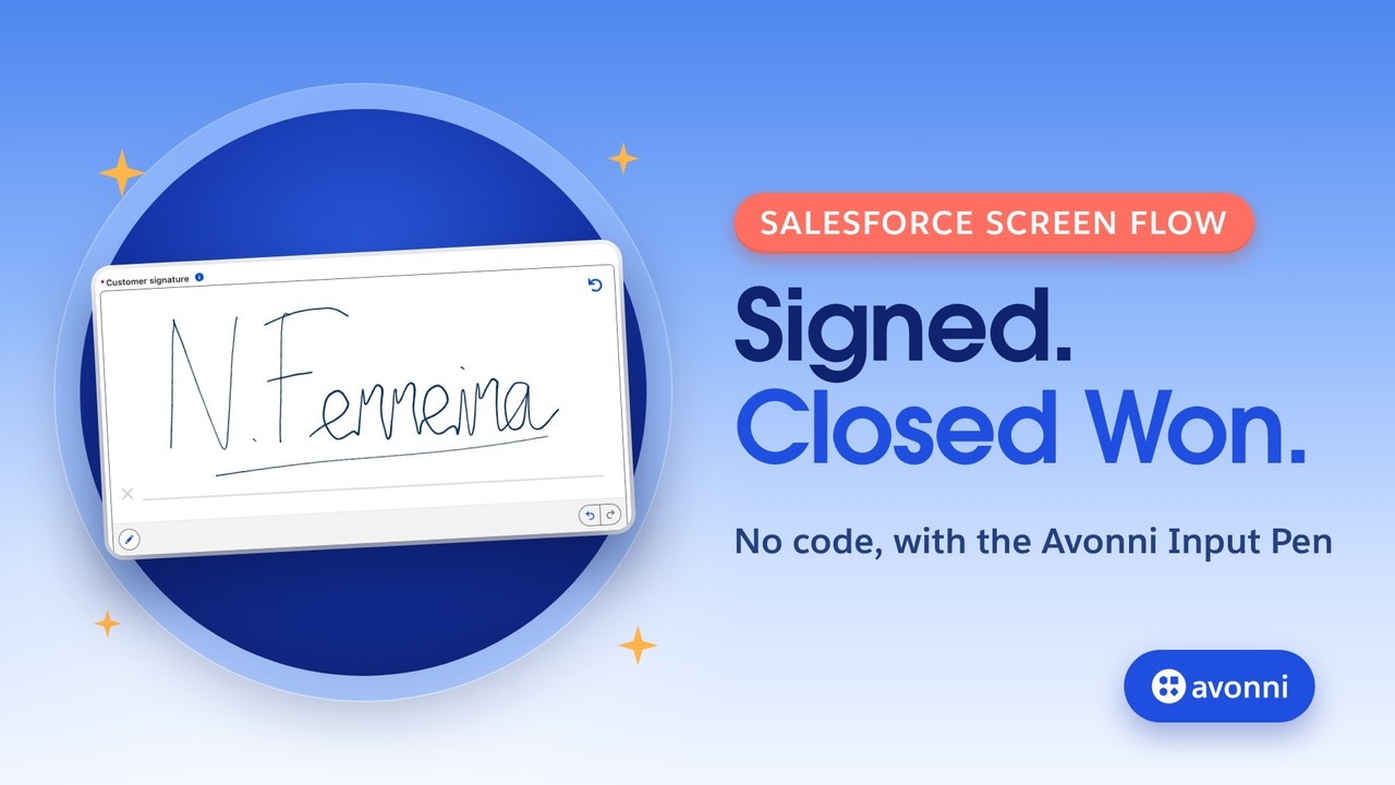 Capture a Signature and Update an Opportunity in Salesforce Flow