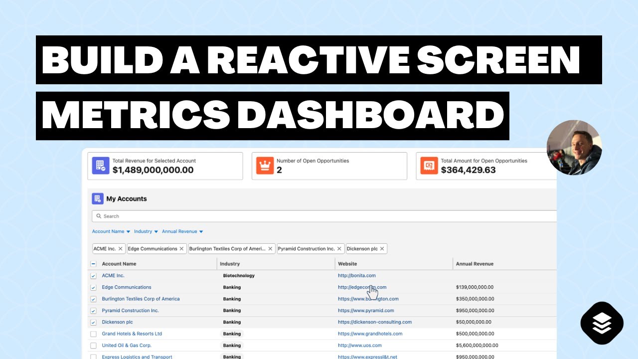 Build a Reactive Metrics Dashboard using the Avonni Metric and Data Table in Salesforce screen flows