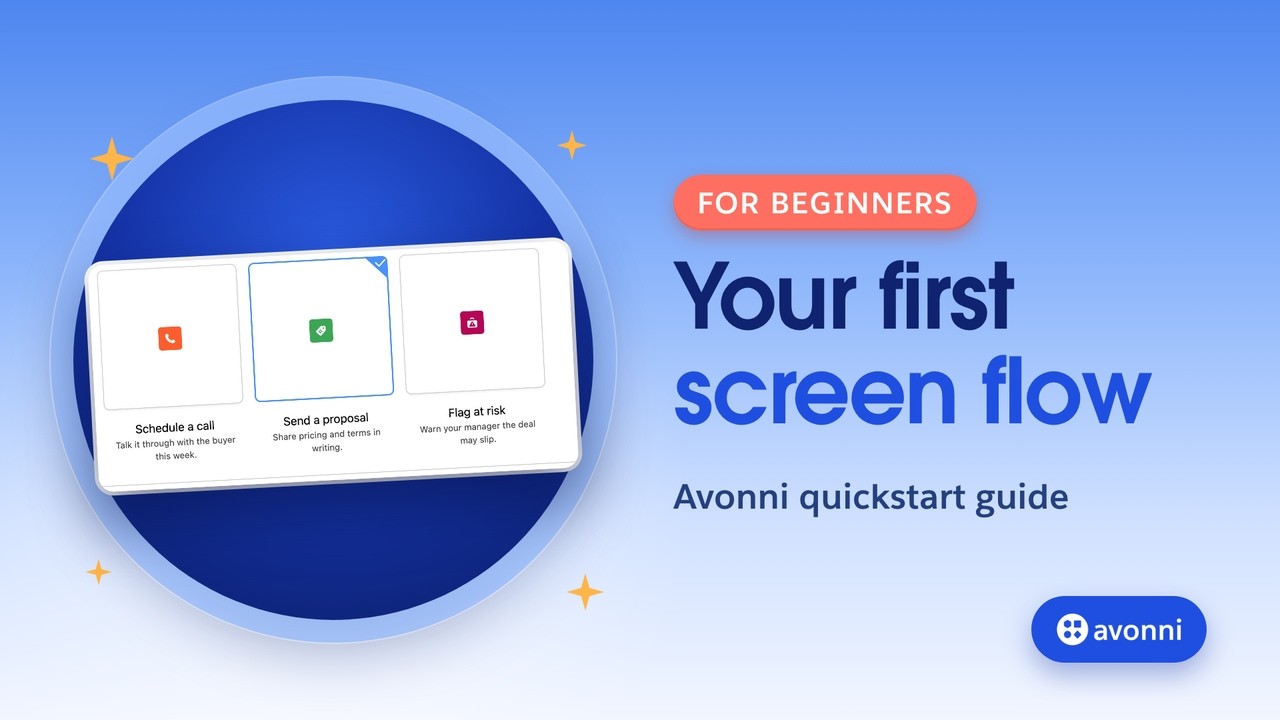 Salesforce Screen Flow Tutorial: Your First Flow with Avonni Components