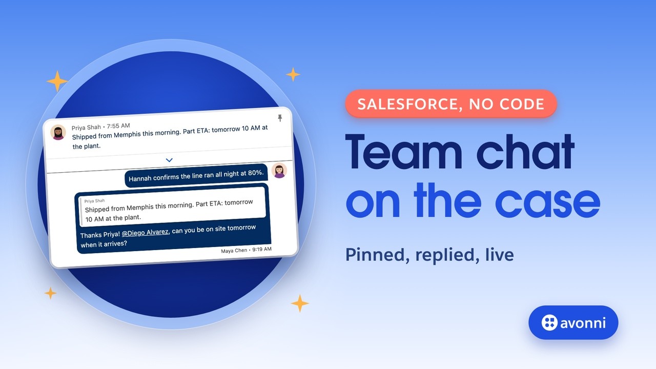 Beyond Chatter: Build a Team Chat on a Salesforce Record Page (No Code)