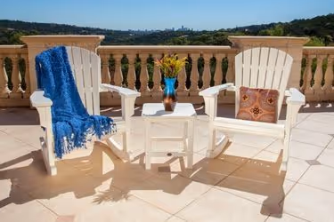 Outdoor beach chairs