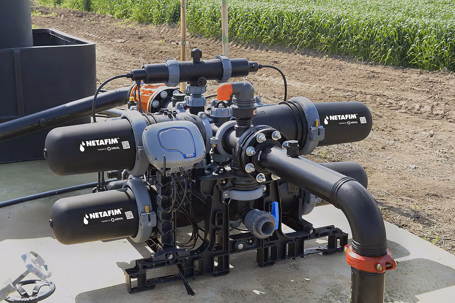 AquaPerm advanced water purification system in use on a farm
