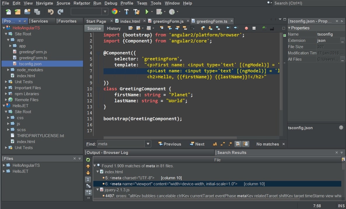 Apache_NetBeans_IDE - JavaScript IDE