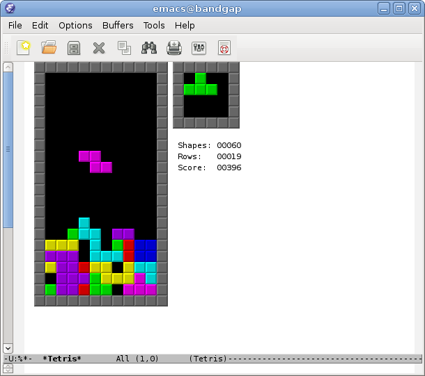 You can play Tetris in Emacs