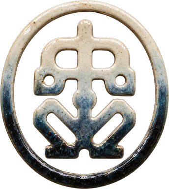 Logo Apparat en céramique émaillée