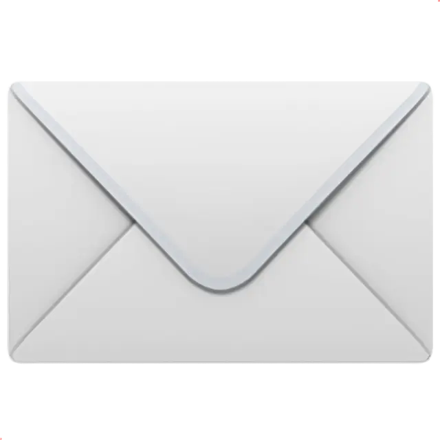 White envelope