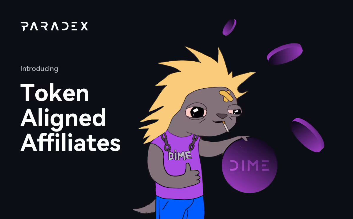 Our new Token-Aligned Affiliate Program (TAP) is now live! Affiliates who refer users earn from a dedicated 1.0% token pool.