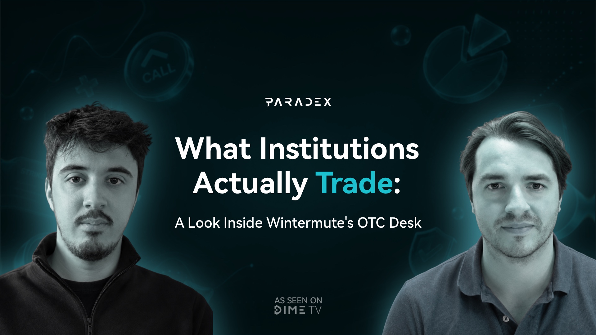 Most of crypto's biggest trades never touch a public order book. Wintermute's Jasper De Maere came on DimeTV to open up the OTC desk: 3.5x more altcoin options notional this year, why covered calls became the institutional yield trade, and the clearest desk-level explanation of October 10 you will hear.
