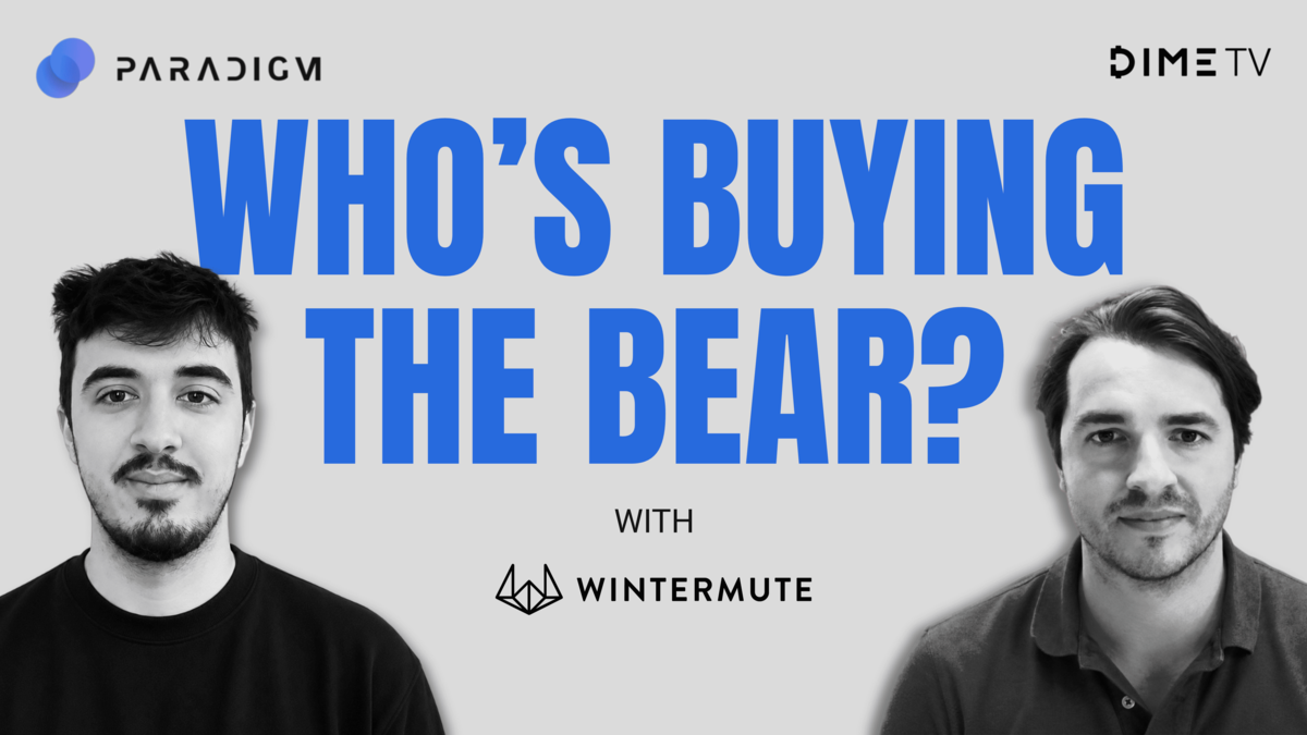 Most of crypto's biggest trades never touch a public order book. Wintermute's Jasper De Maere came on DimeTV to open up the OTC desk: 3.5x more altcoin options notional this year, why covered calls became the institutional yield trade, and the clearest desk-level explanation of October 10 you will hear.
