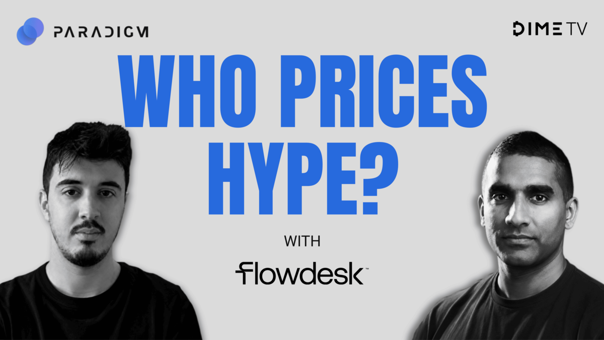 Where do crypto derivatives go next? Flowdesk's Pravin Pathmanathan on RWA options, tokenized equities, and vault-traded funds. New on DimeTV.