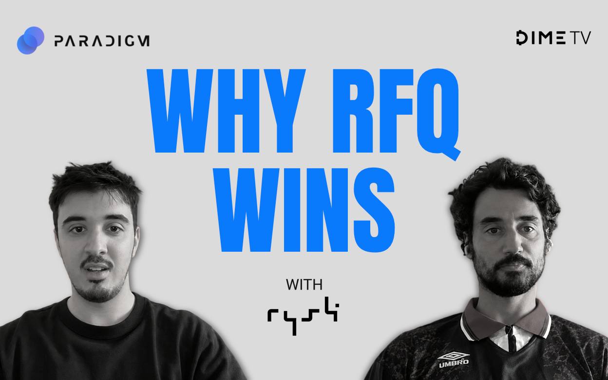 Covered calls and cash secured puts turn holding crypto into yield. Rysk founder Dan on how it works, where the catch is, and why RFQ powers it.
