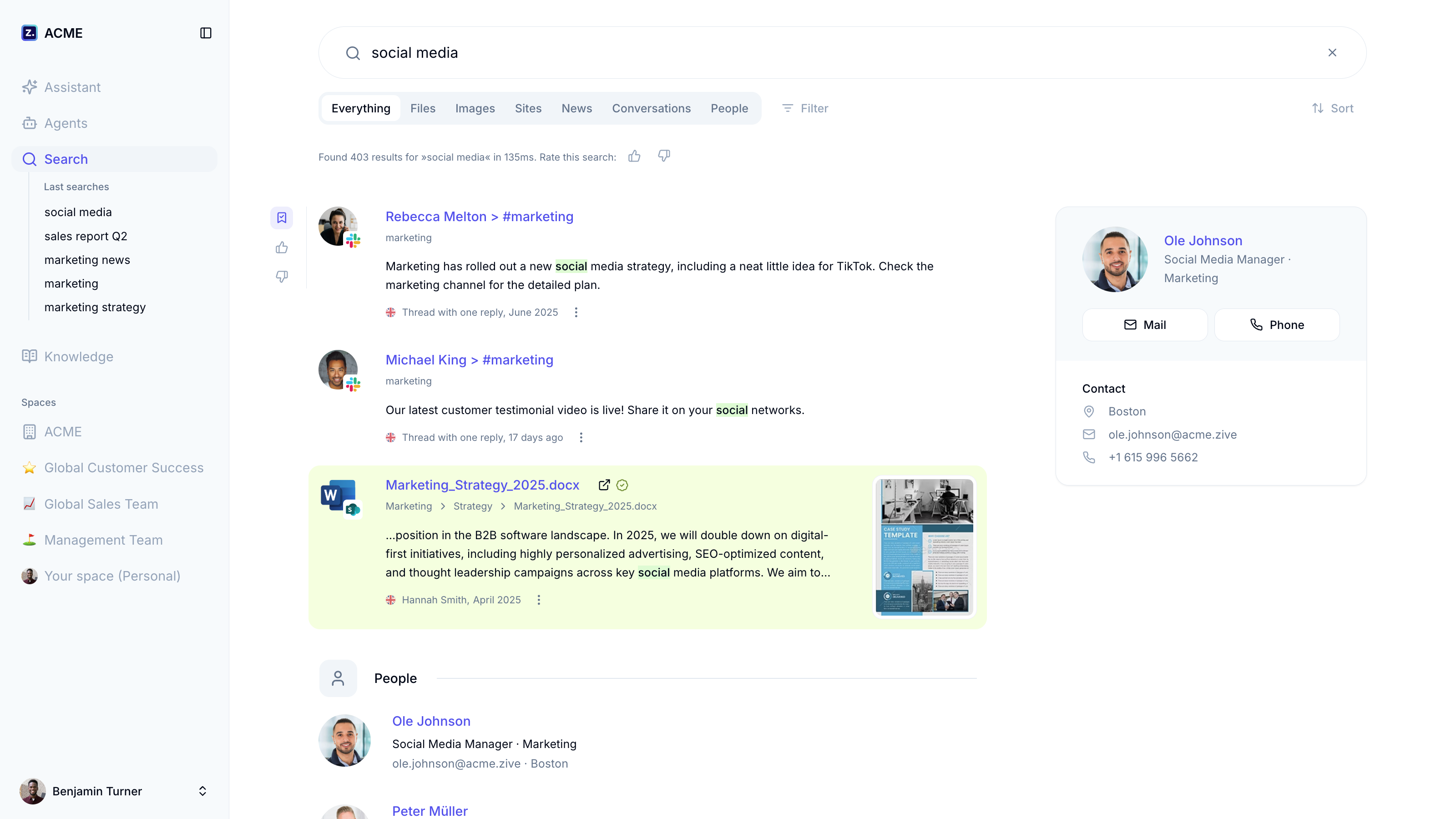 AI-powered enterprise search